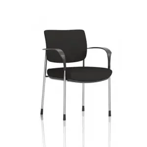 Brunswick Deluxe Black Fabric Back Chrome Frame BR000222