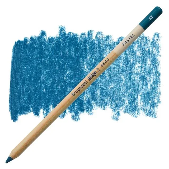 Bruynzeel Design Pastel Pencil – Prussian Blue 58