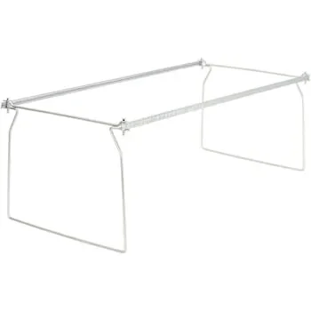 Business Source Premium Adjustable Letter File Folder Frame Metal Package Of 6