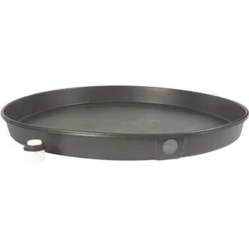 Camco 28″ ID Plastic Water Heater Drain Pan With PVC Fitting