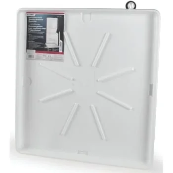Camco 28 In. X 30 In. Washing Machine Drain Pan Stackable With PVC Fitting