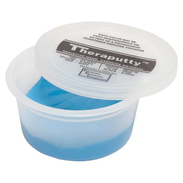 CanDo Antimicrobial Theraputty, Firm, 3 Ounce, Blue