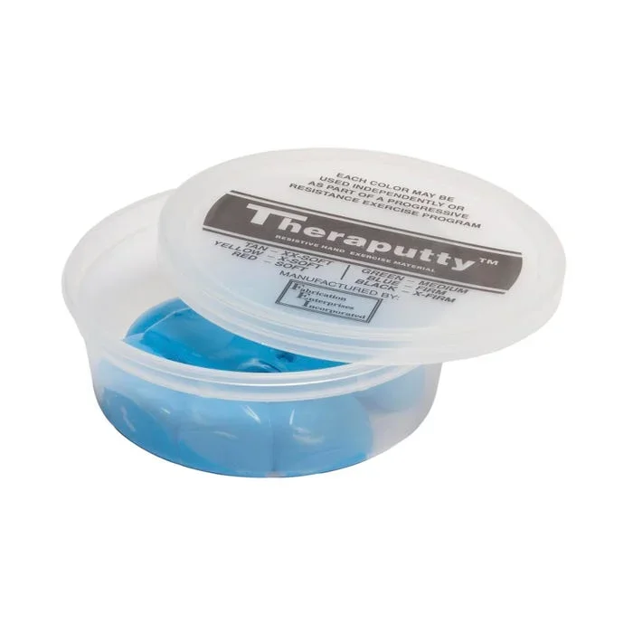 CanDo Antimicrobial Theraputty, Firm, 4 Ounce, Blue
