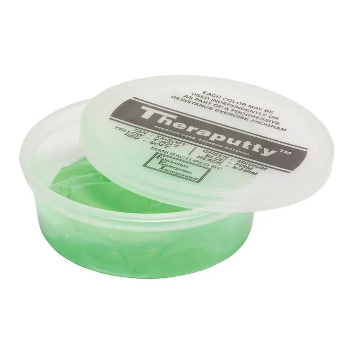 CanDo Theraputty, Medium, 6 Ounce, Green