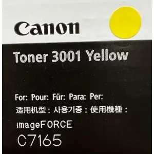 Canon 3001 Yellow Toner Imageforce C71XX