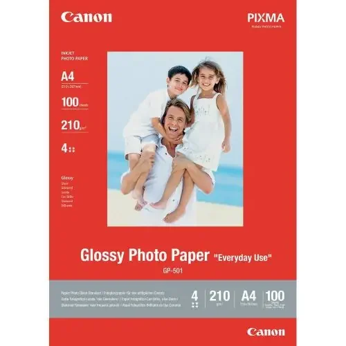 Canon GP-501 A4 Glossy Photo Paper 100 Sheets – 0775B001