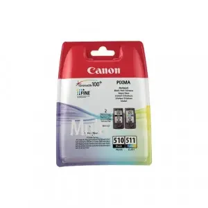 Canon No.510/511 Inkjet Cartridge Black/Cyan/Magenta/Yellow Value Pack PG-510/CL-511 2970B010