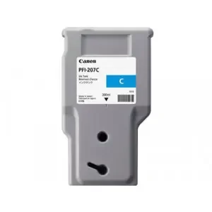 Canon PFI-207C (300ml) Ink Tank (Cyan)