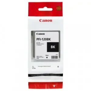 Canon PFI120BK Black Standard Capacity Ink Cartridge 130ml – 2885C001AA