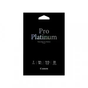 Canon PT-101 4×6 inches Photo Paper Platinum Pro (Pack of 20) 2768B013