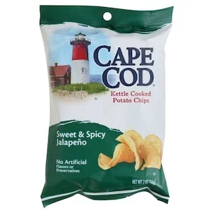 Cape Cod Sweet and Spicy Jalapeño Potato Chips, 2 oz.