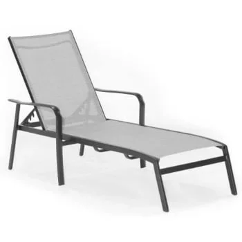 Cape Soleil Richmond Aluminum Chaise Lounger (Gray)