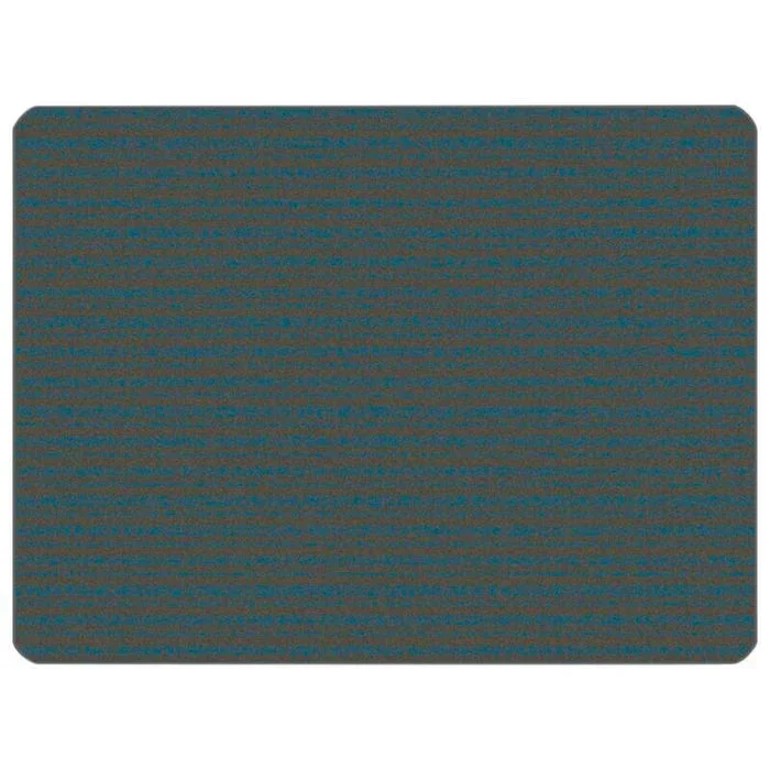 Carpets for Kids KIDSoft Subtle Stripes Solid Carpet, 6 x 9 Feet, Rectangle, Gray and Blue