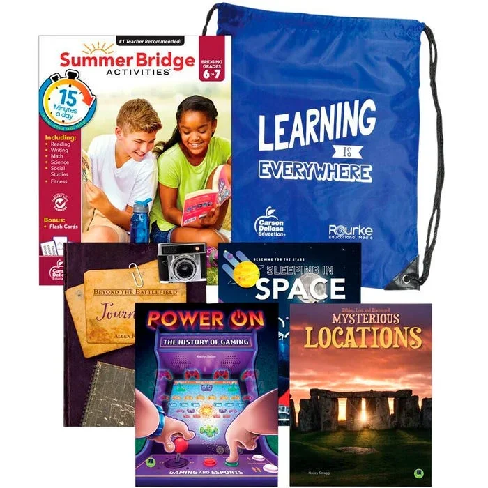 Carson-Dellosa Summer Bridge Essentials Backpack, Grades 6 to 7