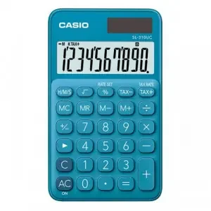 Casio SL-310UC Handheld Calculator Blue