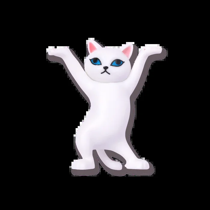 Cat AirPods Holder – White