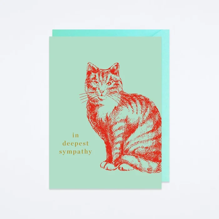Cat Sympathy Card