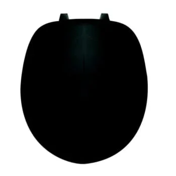 Centoco Plastic Toilet Seat, Round Bowl Features Closed Front And Cover