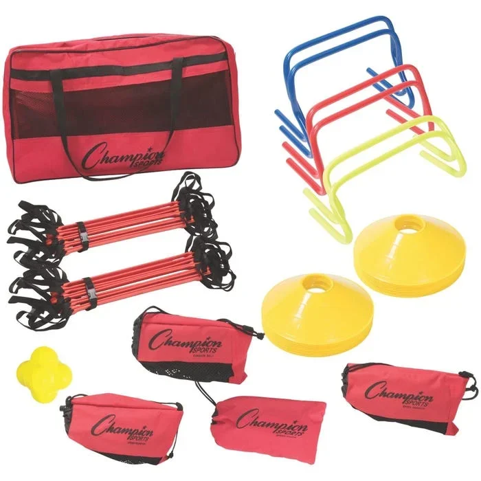 Champion Sports Speed Agility Kit, 24 Pieces