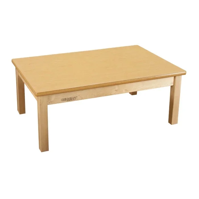 Childcraft Wood Table, Laminate Top, Rectangle, 60 x 30 x 22 Inches