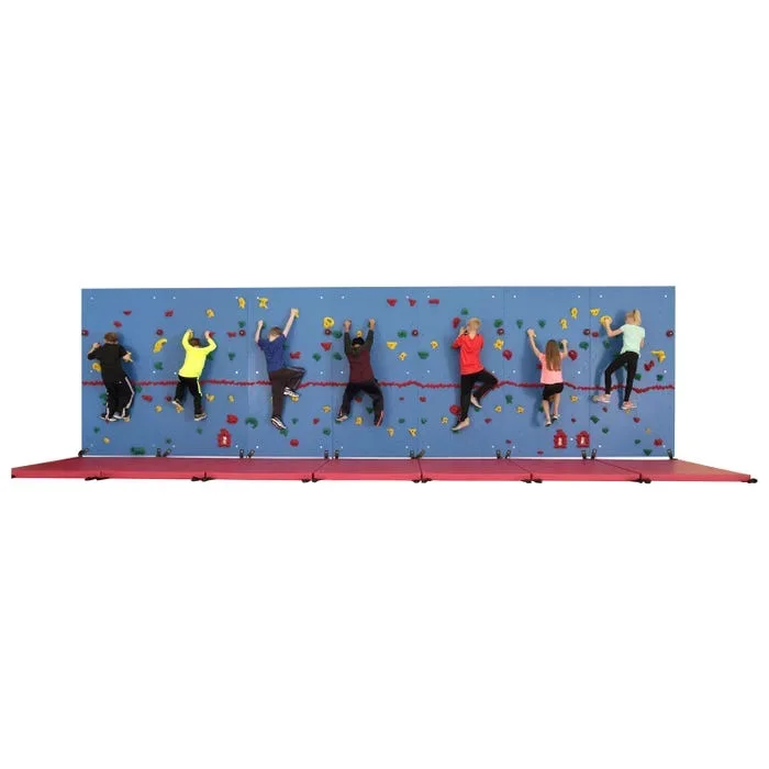 Chroma Traverse Wall 4 Foot Package with 3 Inch Mats – Red