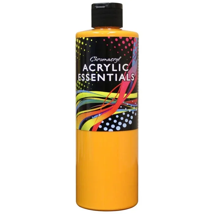 Chromacryl Acrylic Essentials, Warm Yellow, Pint