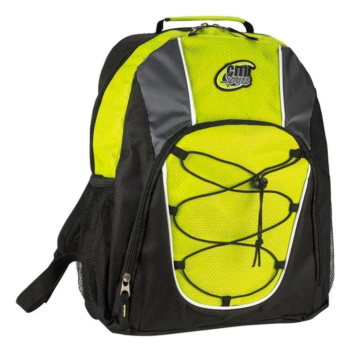 CitiSport Large Backpack with Bungee Cord, Lime Green