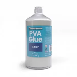Classmaster PVA Glue Washable – Blue Label (1 Litre) PVA1000BU