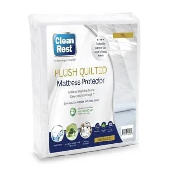 Cleanrest Quilted Waterproof Mattress Protector Full Case Of 8