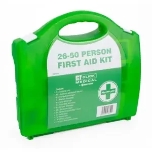 Click Medical 26-50 Person Hsa Irish First Aid Kit With Burn Dressings