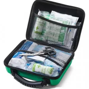 Click Medical Bs8599-2 Large Travel First Aid Kit In Medium Feva Case
