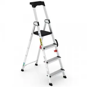 Climb-It Carry Handle Stepladder 4 Tread CAH104