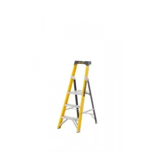Climb-It Glass Fibre Platform Stepladders 3 Tread GFP43Z