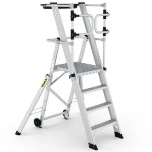 Climb-It Large Platform Folding Step 4 Tread CAG304