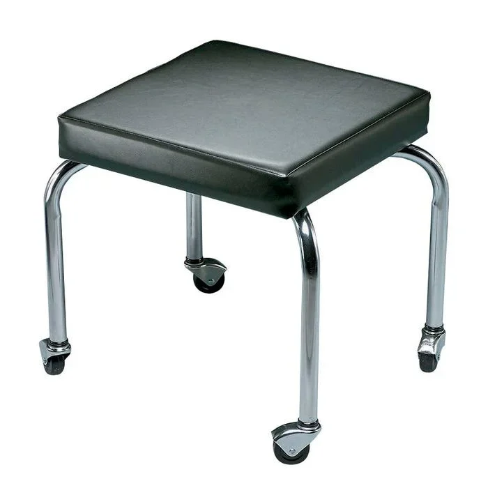 Clinton Industries Fixed Height Stool, 18 Inch Seat, Wheel Casters