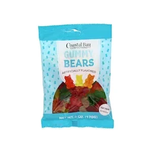 Coastal Bay Gummy Bears, 6-oz. Bags