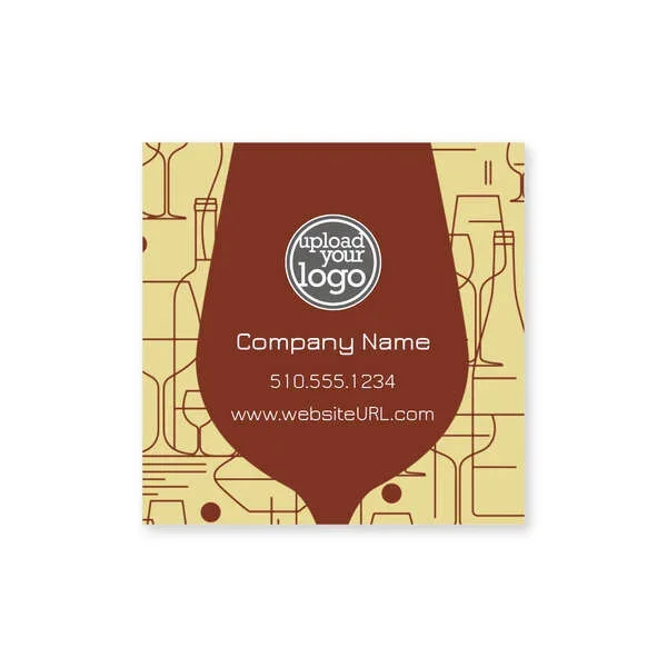 Cocktail Doodle Sticker 2×2 Square