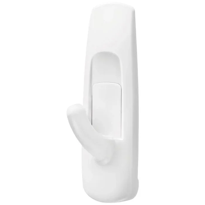 Command Medium Utility Hooks, 3 Pound Capacity, White, Pack of 37