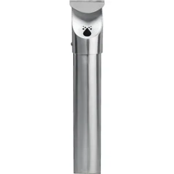 Commercial Zone Products Leafview Wall-Mount Cigarette Receptacle (Stainless Steel)