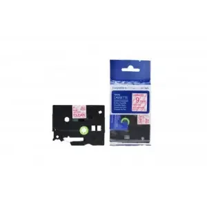 Compatible Brother P Touch TZe-122 Red on Clear also for TZ-122 Label Cassette