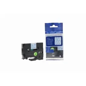 Compatible Brother P-Touch TZe-123 Blue on Clear also for TZ-123 Label Cassette
