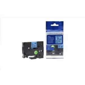 Compatible Brother P Touch TZe-521 Black on Blue also for TZ-521 Label Cassette