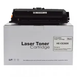 Compatible HP CE260X Black Hi Cap 649X Toner