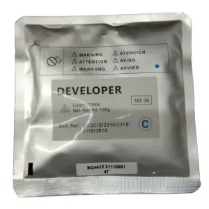 Compatible Sharp MX36 Cyan Developer Bag