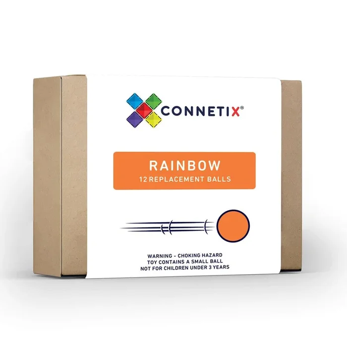 Connetix – 12 Piece Rainbow Replacement Ball Pack