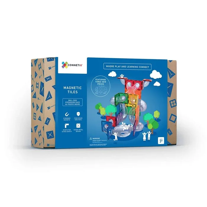 Connetix – 66 Piece Ball Run Expansion Pack