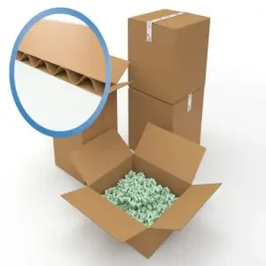 Corrugated Box Single Wall 125K/B/T 0201 432X305X168mm (17X126.6) A3 FSC Mix 70% Pk 25