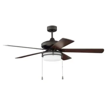 Craftmade™ Stone Gate 52 In. 5-Blade Led Ceiling Fan W/ Light (Brown)