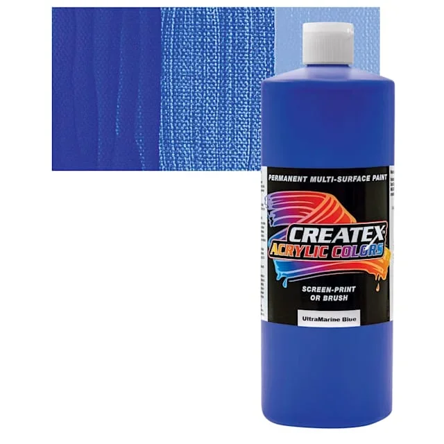 Createx Acrylics – Ultramarine Blue, Quart