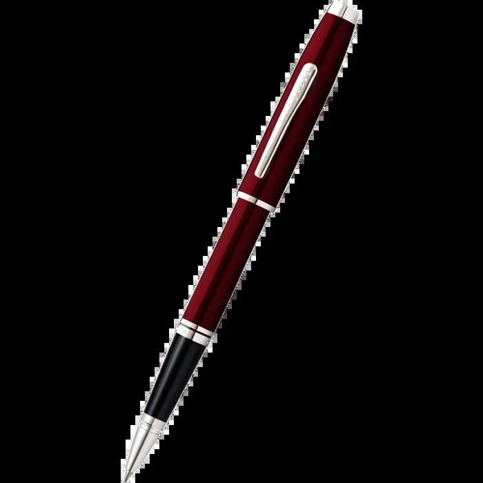 Cross Coventry Rollerball Pen – Red Lacquer – Polished Chrome